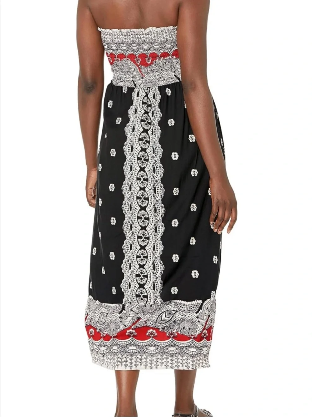 Angie strapless maxi